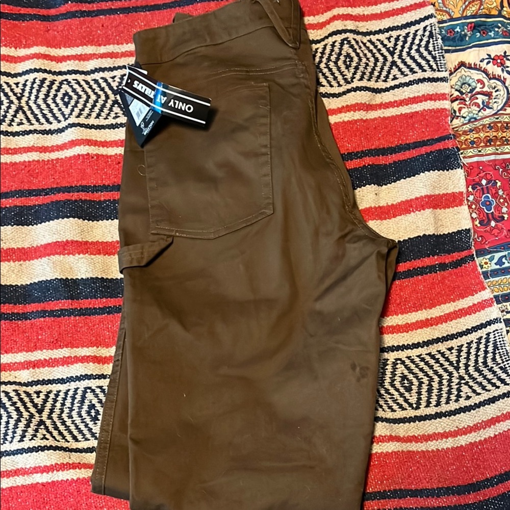 Brown Work/Cargo Pants with Sturdy Material.